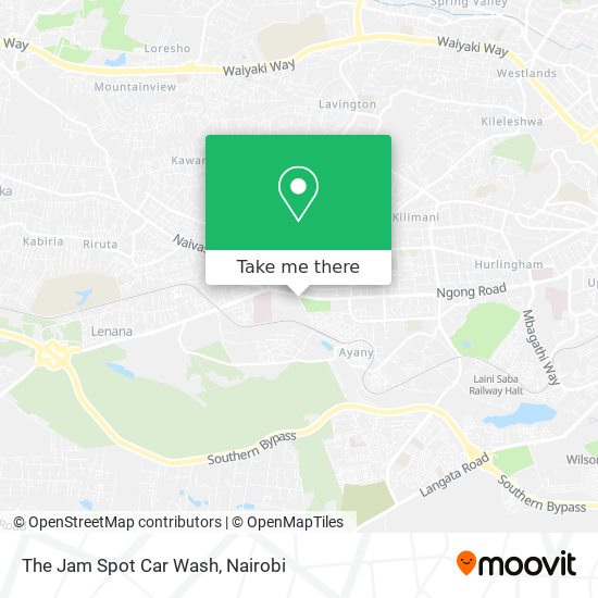 The Jam Spot Car Wash map