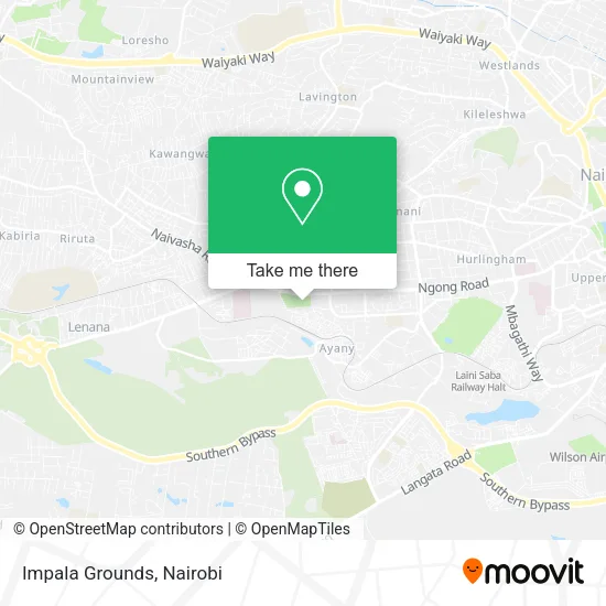 Impala Grounds map