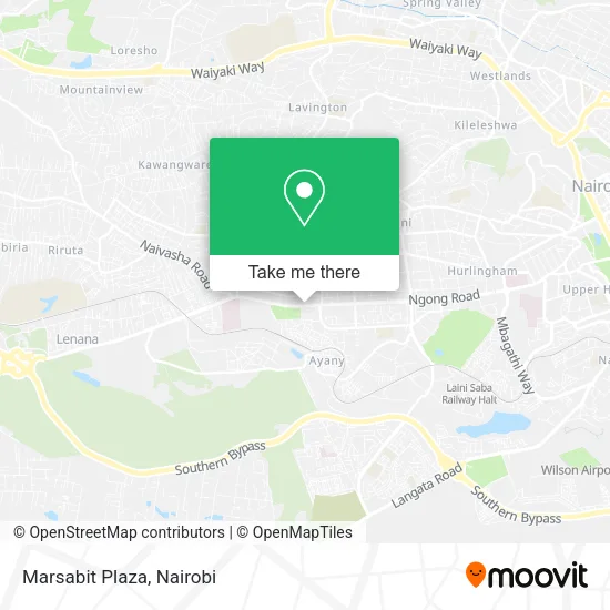 Marsabit Plaza map