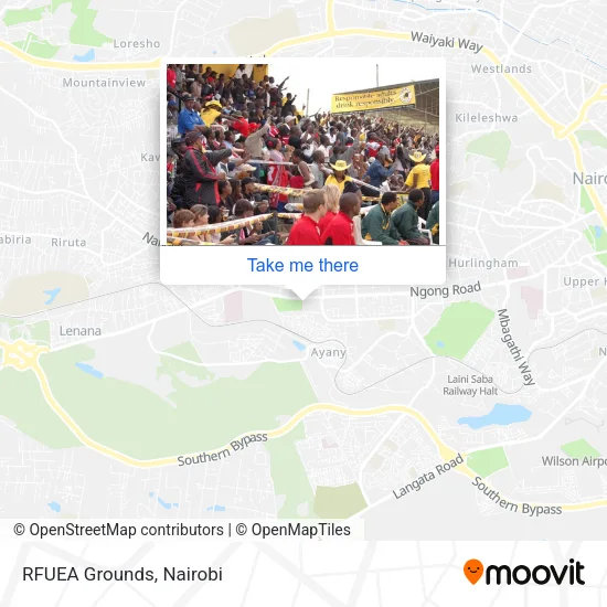 RFUEA Grounds map