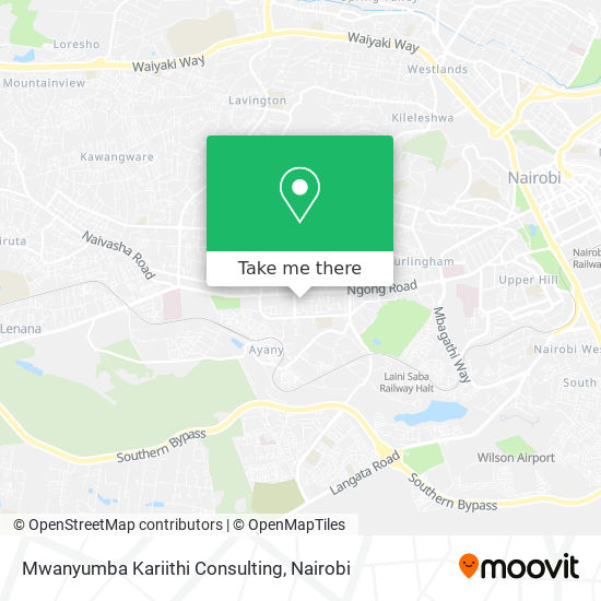 Mwanyumba Kariithi Consulting map