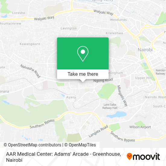 AAR MedIcal Center: Adams' Arcade - Greenhouse map