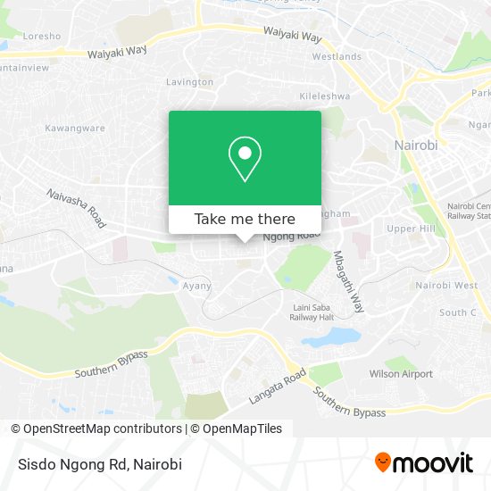 Sisdo Ngong Rd map