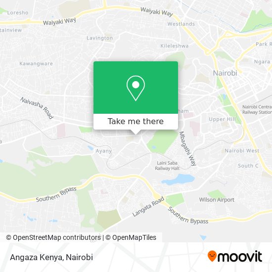 Angaza Kenya map