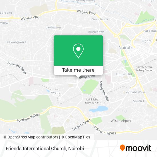 Friends International Church map