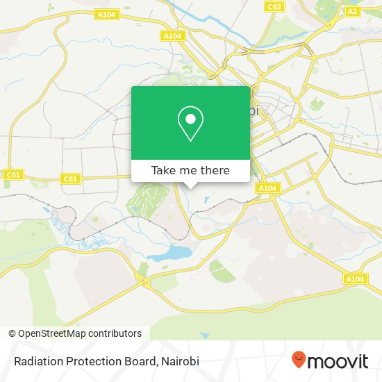 Radiation Protection Board map