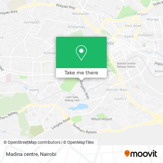 Madina centre map