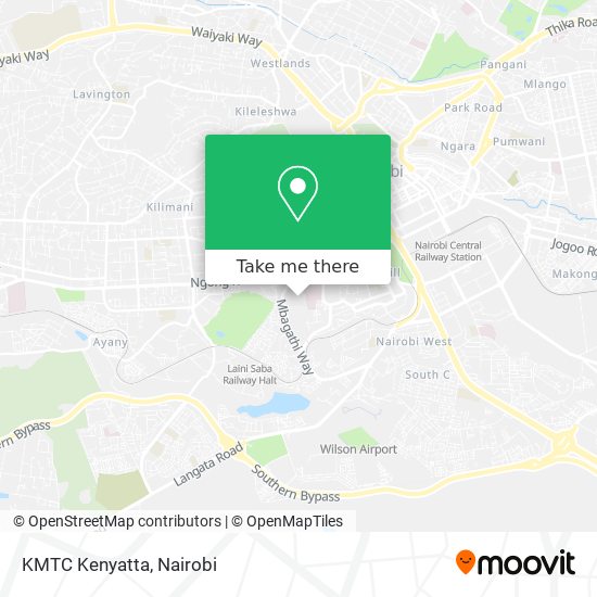 KMTC Kenyatta map