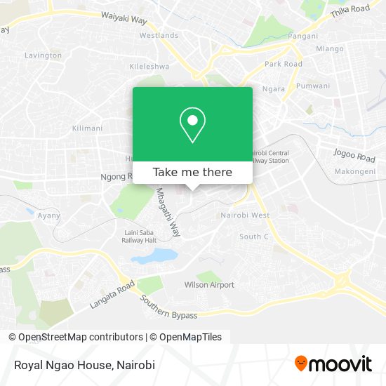 Royal Ngao House map