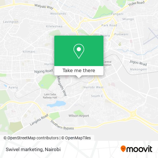 Swivel marketing map
