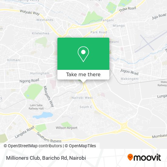 Millioners Club, Baricho Rd map