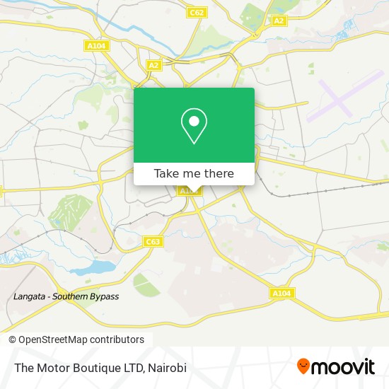 The Motor Boutique LTD map