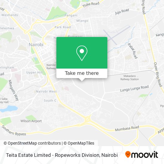 Teita Estate Limited - Ropeworks Division map