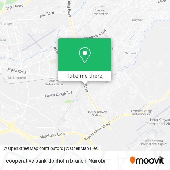 cooperative bank-donholm branch map