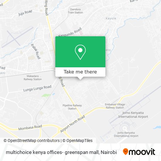 multichoice kenya offices- greenspan mall map