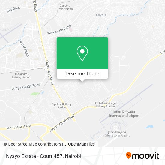 Nyayo Estate - Court 457 map