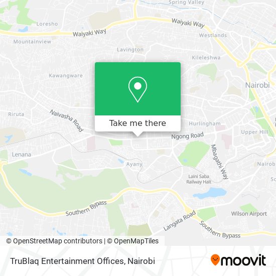 TruBlaq Entertainment Offices map