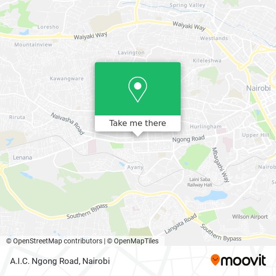 A.I.C. Ngong Road map