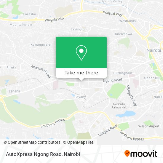 AutoXpress Ngong Road map