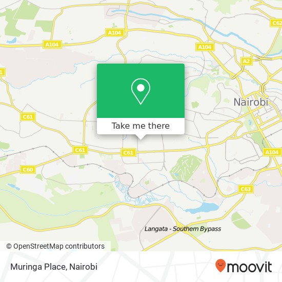 Muringa Place map