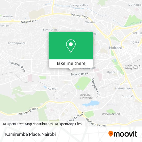 Kamirembe Place map