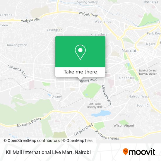 KiliMall International Live Mart map