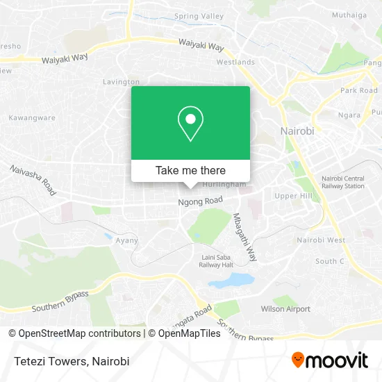 Tetezi Towers map