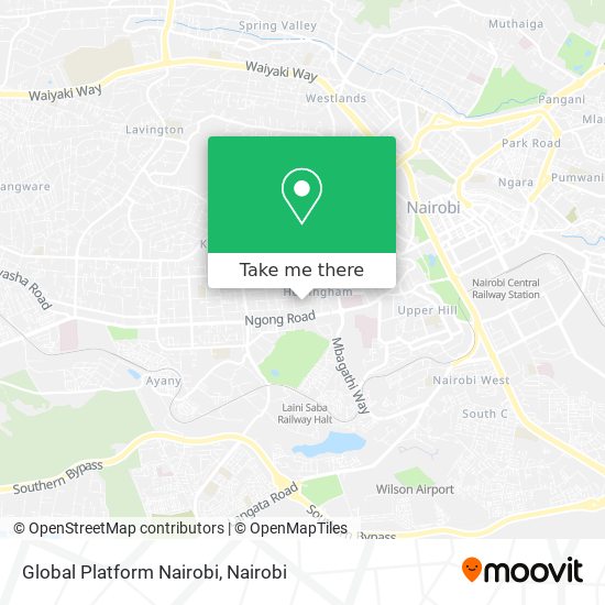 Global Platform Nairobi map