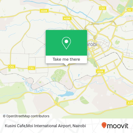 Kusini Cafe,Moi International Airport map