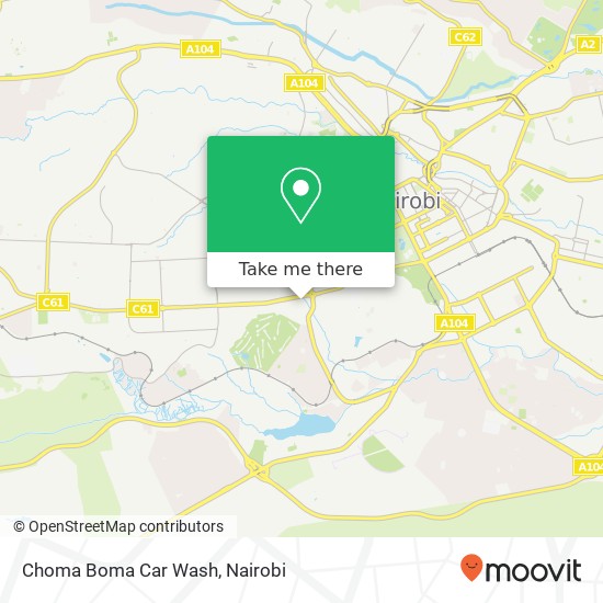 Choma Boma Car Wash map