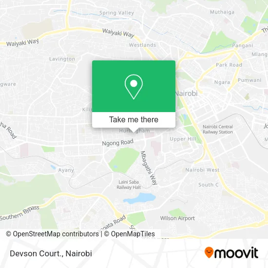 Devson Court. map