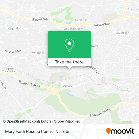 Mary Faith Rescue Centre map