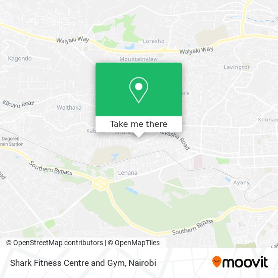 Shark Fitness Centre and Gym map