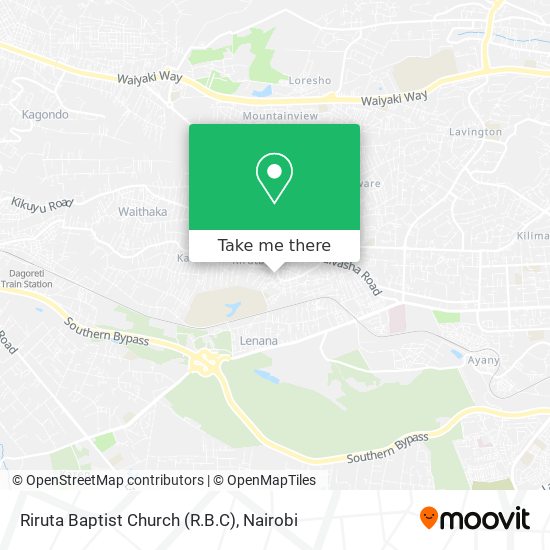 Riruta Baptist Church (R.B.C) map