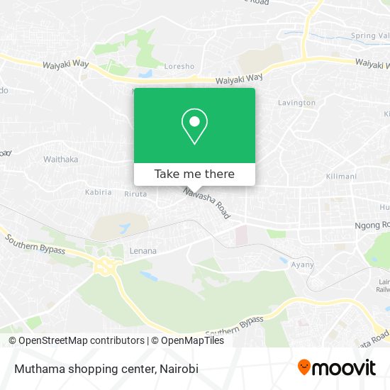 Muthama shopping center map