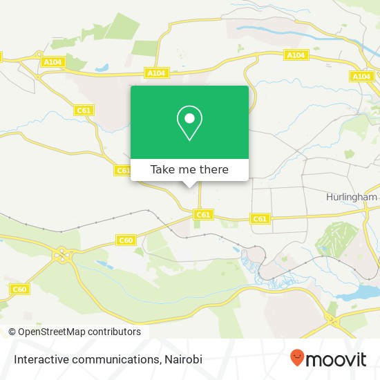 Interactive communications map