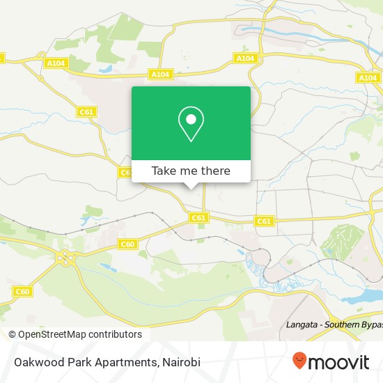 Oakwood Park Apartments map