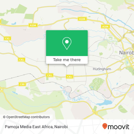 Pamoja Media East Africa map