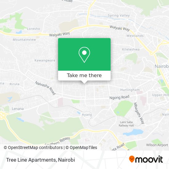 Tree Line Apartments map