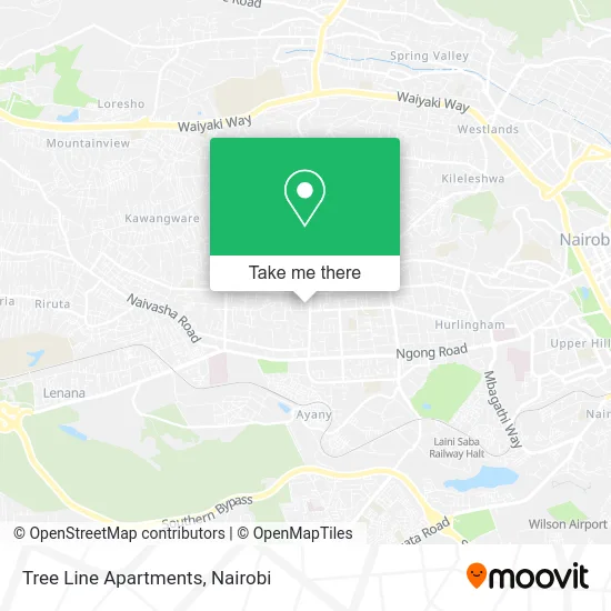 Tree Line Apartments map