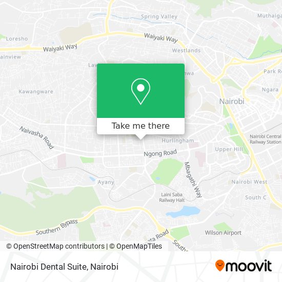 Nairobi Dental Suite map