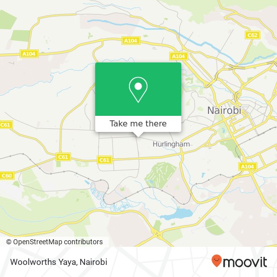 Woolworths Yaya map