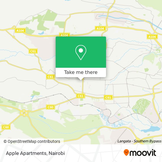 Apple Apartments map