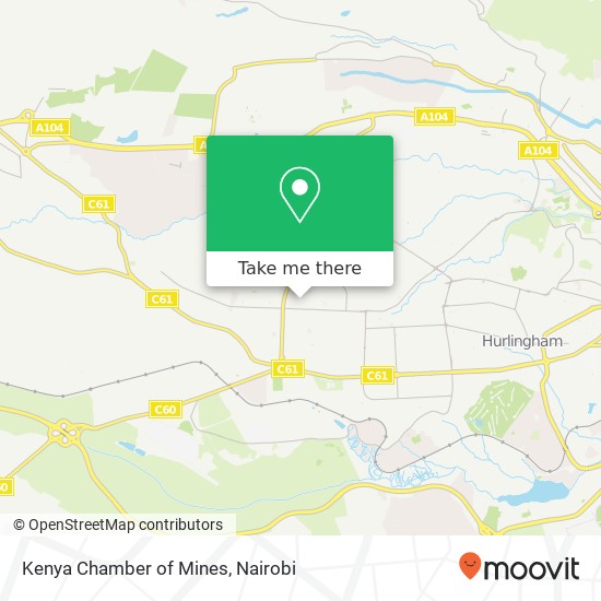 Kenya Chamber of Mines map