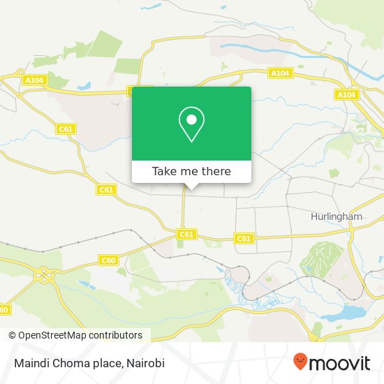 Maindi Choma place map