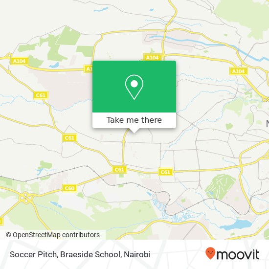Soccer Pitch, Braeside School map