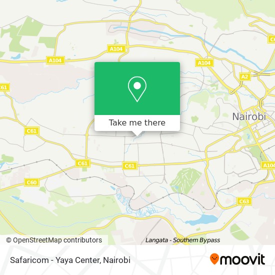 Safaricom - Yaya Center map