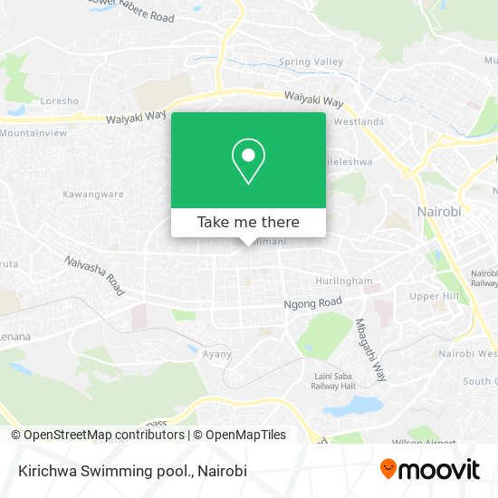 Kirichwa Swimming pool. map