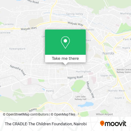 The CRADLE-The Children Foundation map