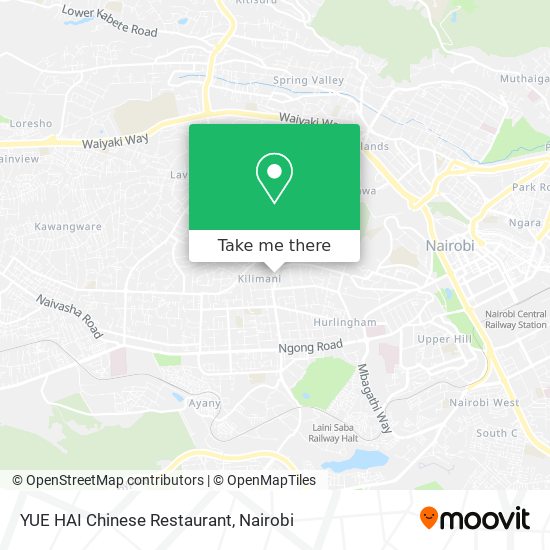 YUE HAI Chinese Restaurant map